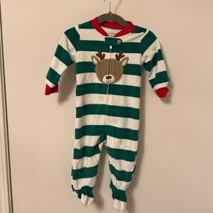 Carters fleece Christmas onesie